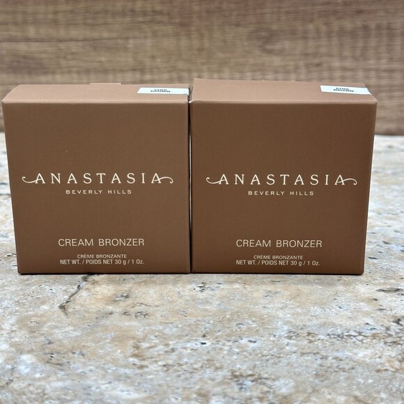 2X Anastasia Beverly Hills Cream Bronzer Cool Brown 30g / 1 Oz. NIB Sealed - Picture 1 of 10
